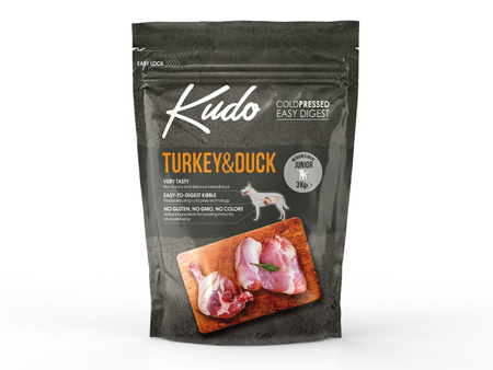 Karma Kudo Cold Pressed Indyk&Kaczka Medium Maxi Junior 3kg