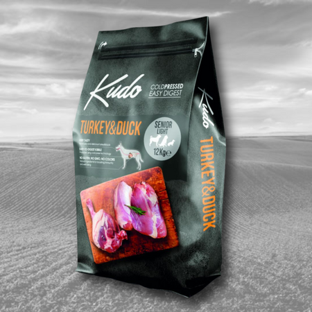 Karma Kudo Cold Pressed Indyk&Kaczka Senior/Light 12kg
