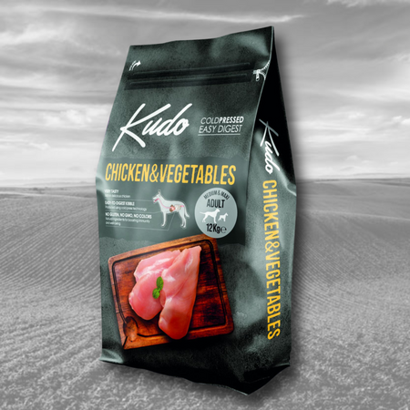 Karma Kudo Cold Pressed Kurczak&Warzywa Adult 12kg